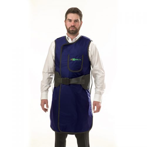 Special Procedure Apron FRONT in Navy Blue