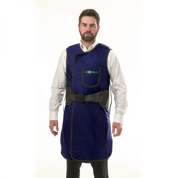 Special Procedure Apron FRONT in Navy Blue