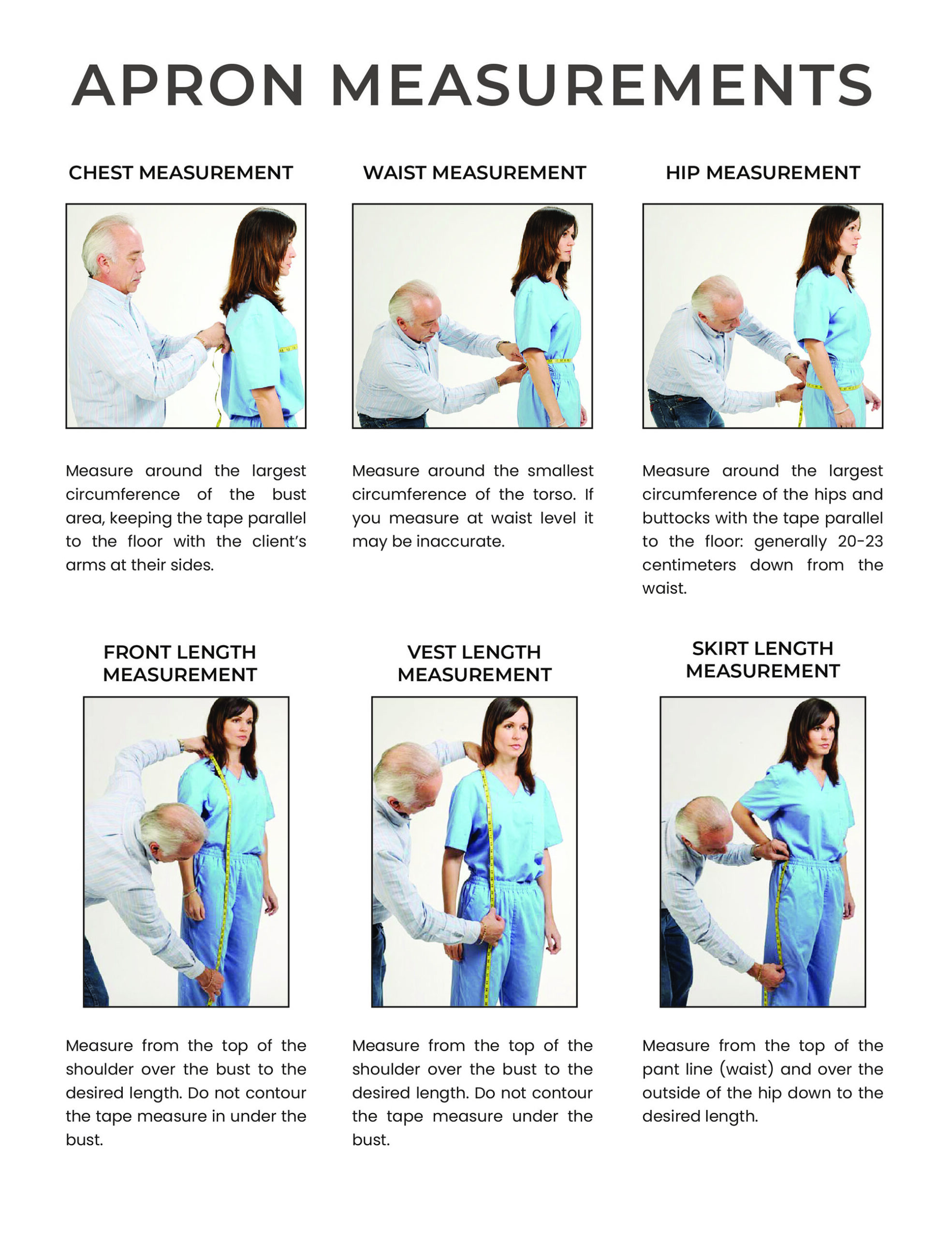 length measurements largest to smallest